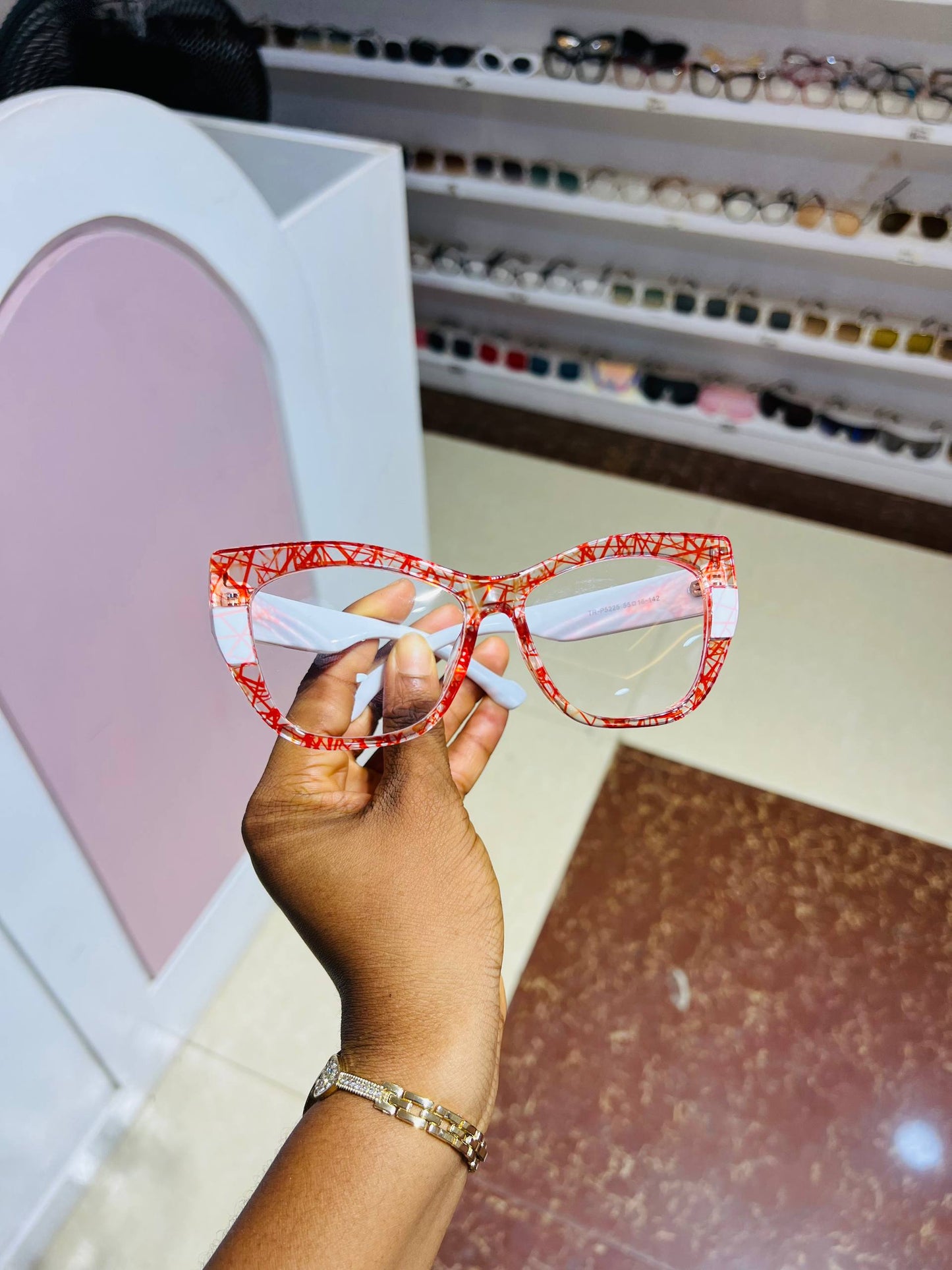 GLASSES 717 (CLEAR LENS,BLUE LIGHT BLOCKING GLASSES)