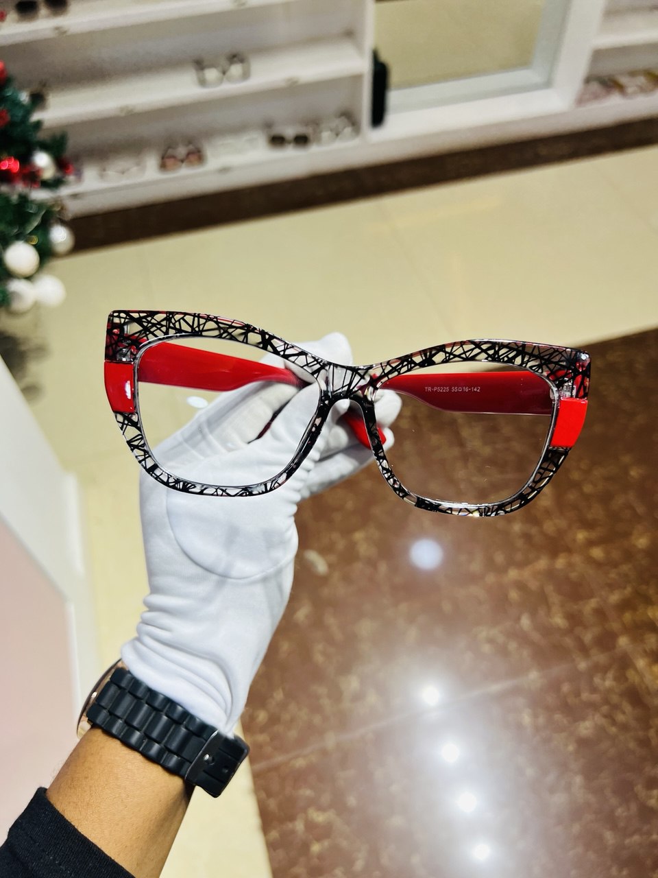 GLASSES 717 (CLEAR LENS,BLUE LIGHT BLOCKING GLASSES)