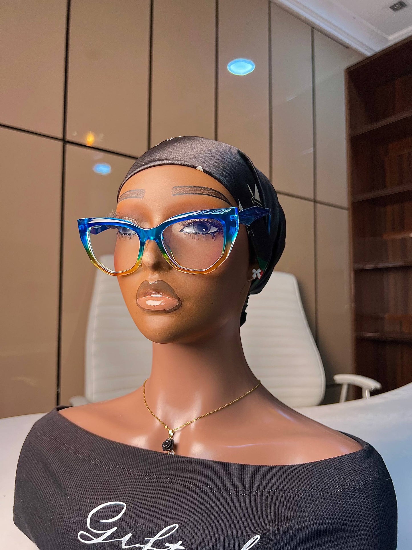 GLASSES 770 (CLEAR LENS,BLUE LIGHT BLOCKING GLASSES)