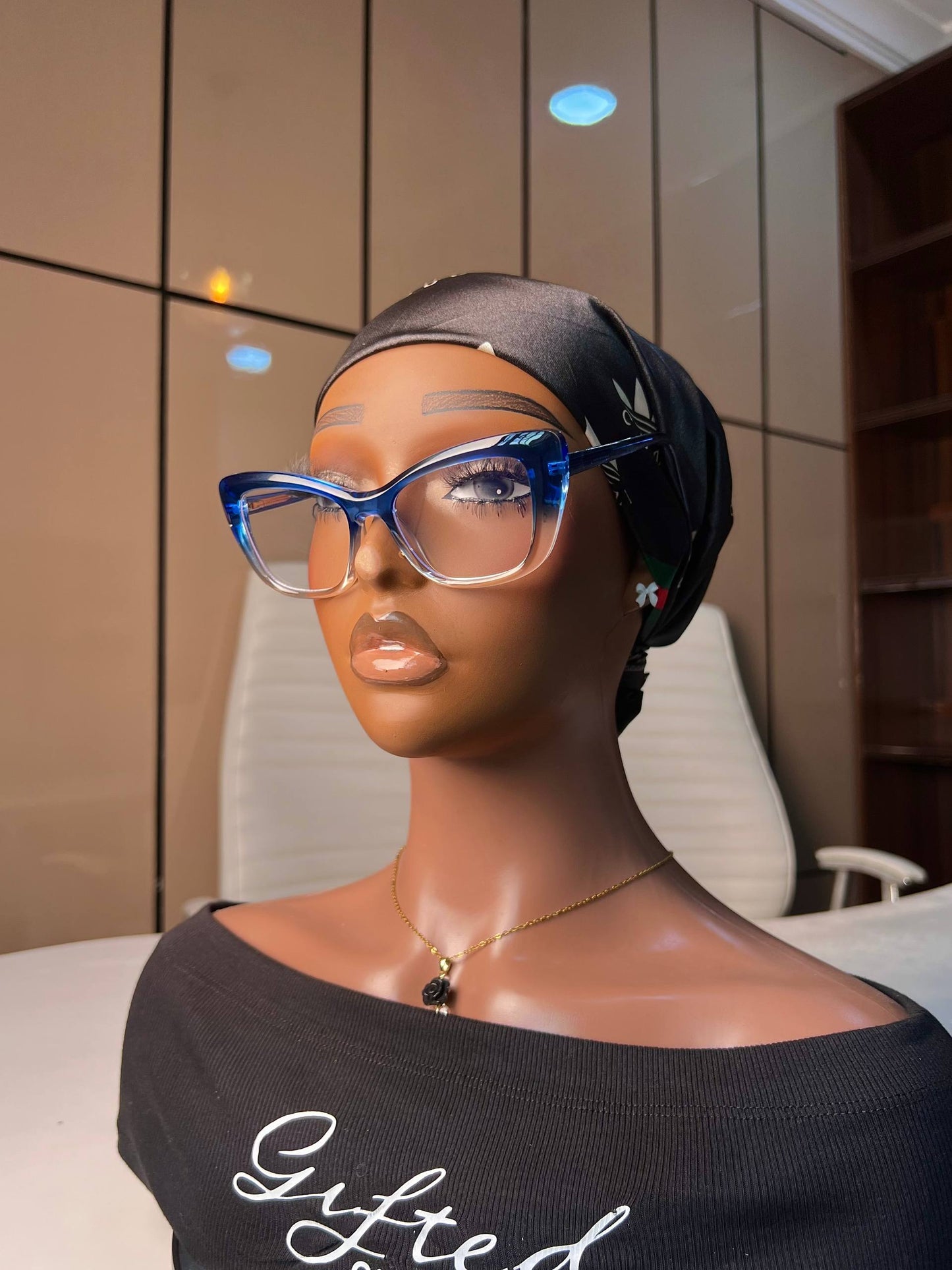 GLASSES 773 (CLEAR LENS,BLUE LIGHT BLOCKING GLASSES)