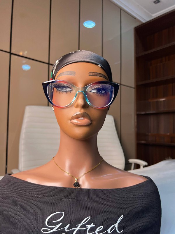 GLASSES 771 (CLEAR LENS,BLUE LIGHT BLOCKING GLASSES)