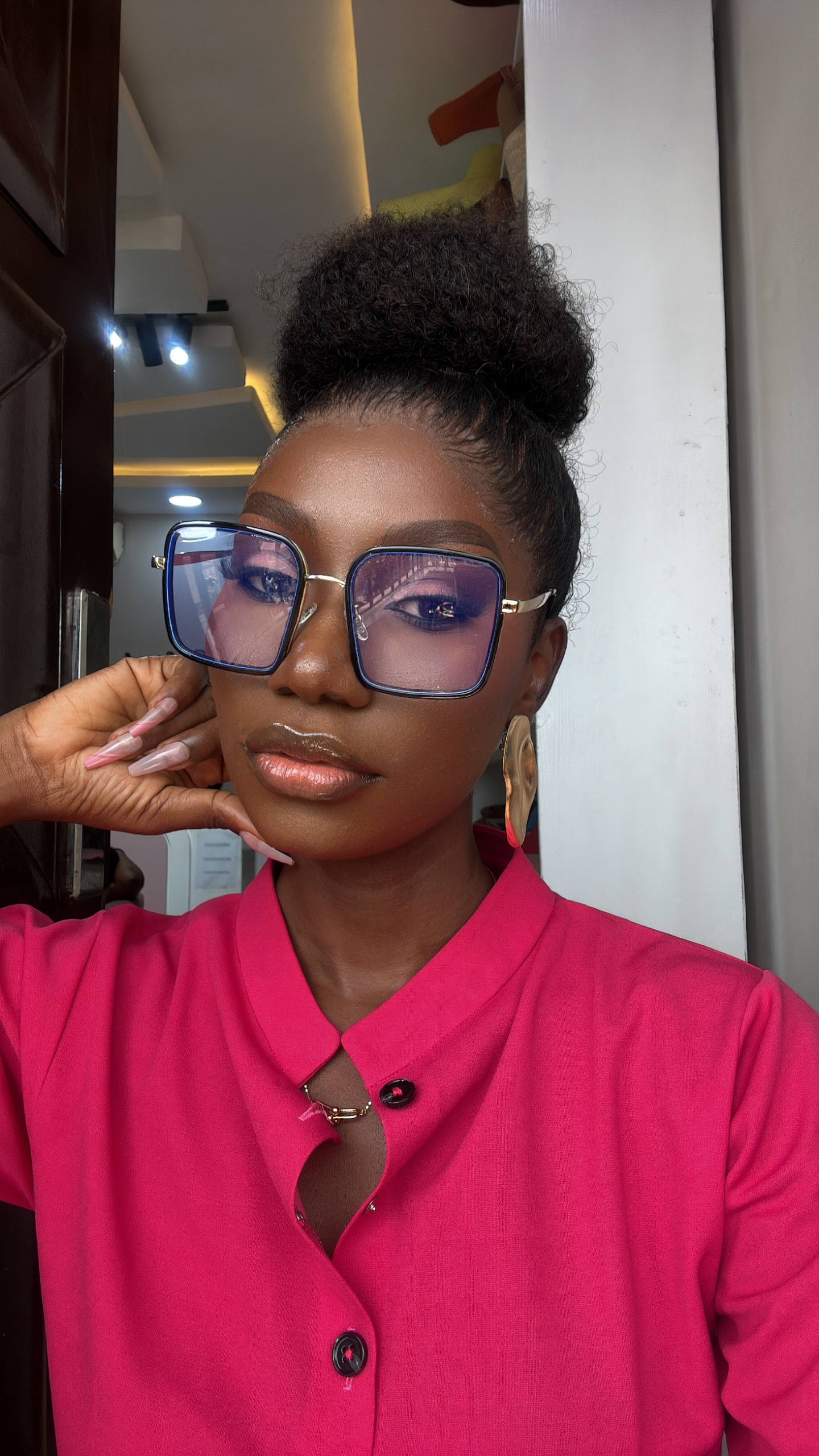 GLASSES 723 (CLEAR LENS  BLUE LIGHT BLOCKING GLASSES)