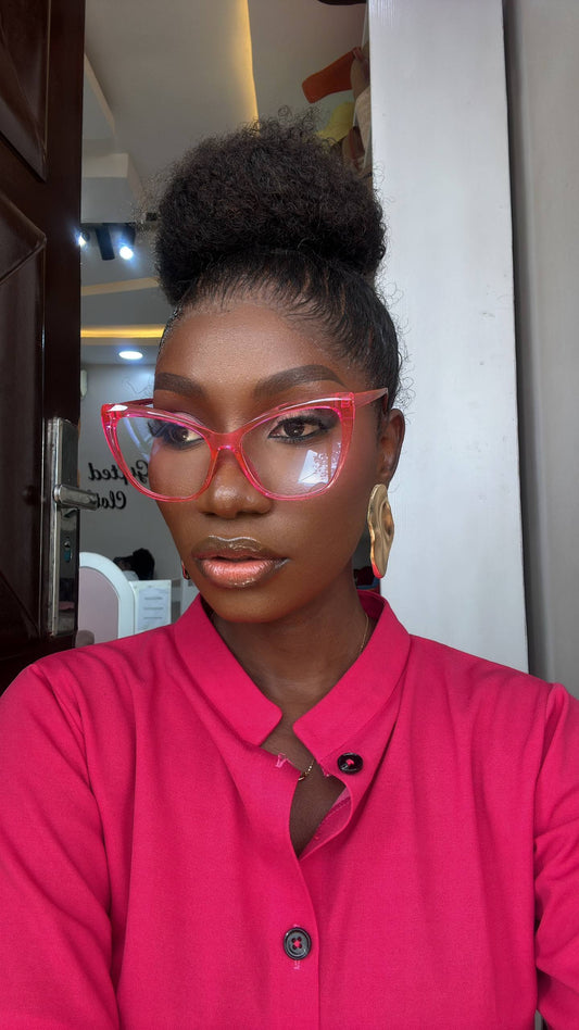 GLASSES 721 (CLEAR LENS  BLUE LIGHT BLOCKING GLASSES)