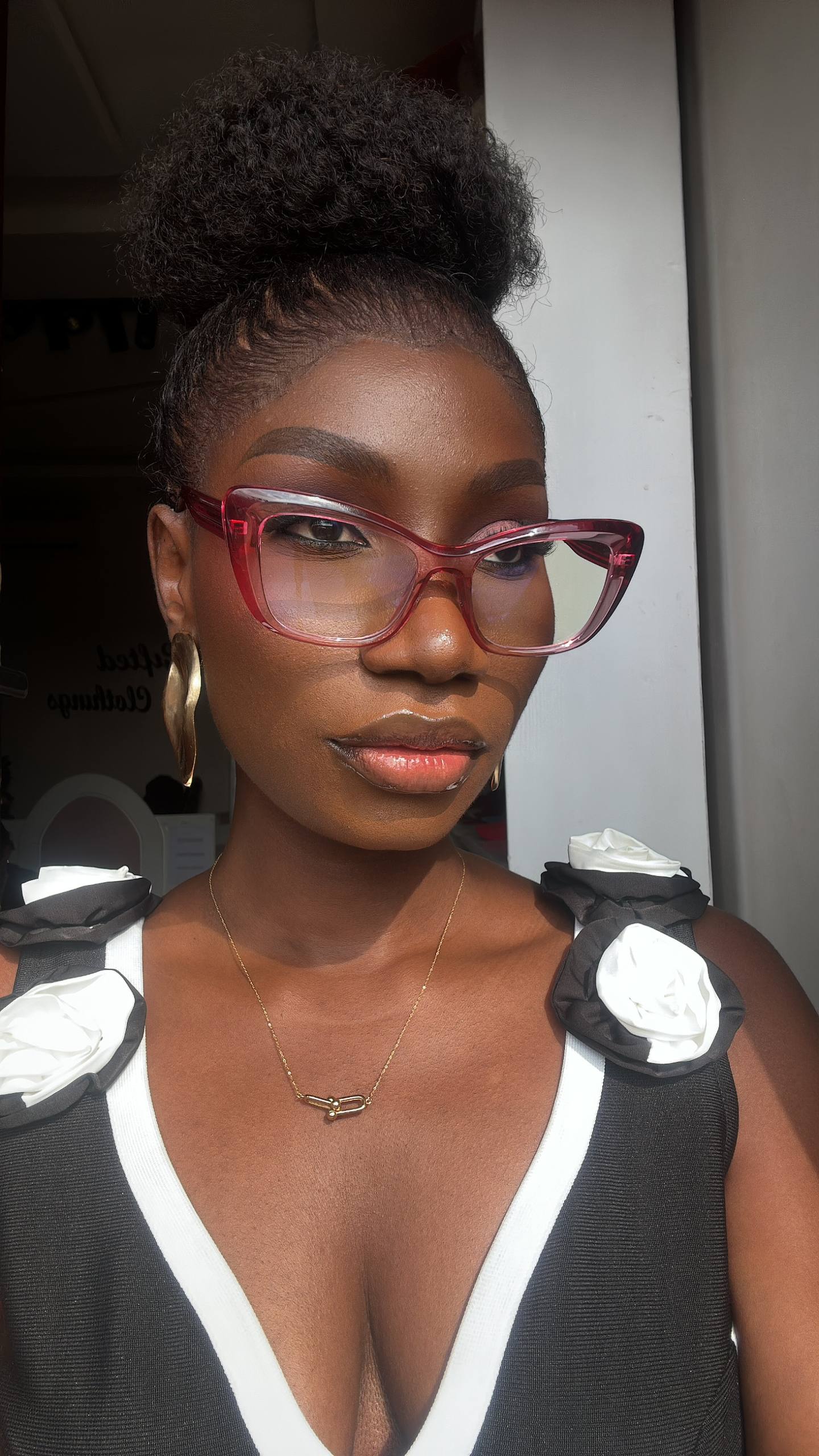 GLASSES 724  (CLEAR LENS  PRESCRIPTION FRAMES, BLUE LIGHT BLOCKING GLASSES)