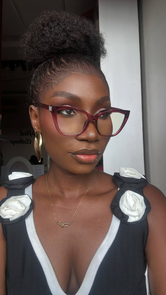 GLASSES 727   (CLEAR LENS  PRESCRIPTION FRAMES, BLUE LIGHT BLOCKING GLASSES)