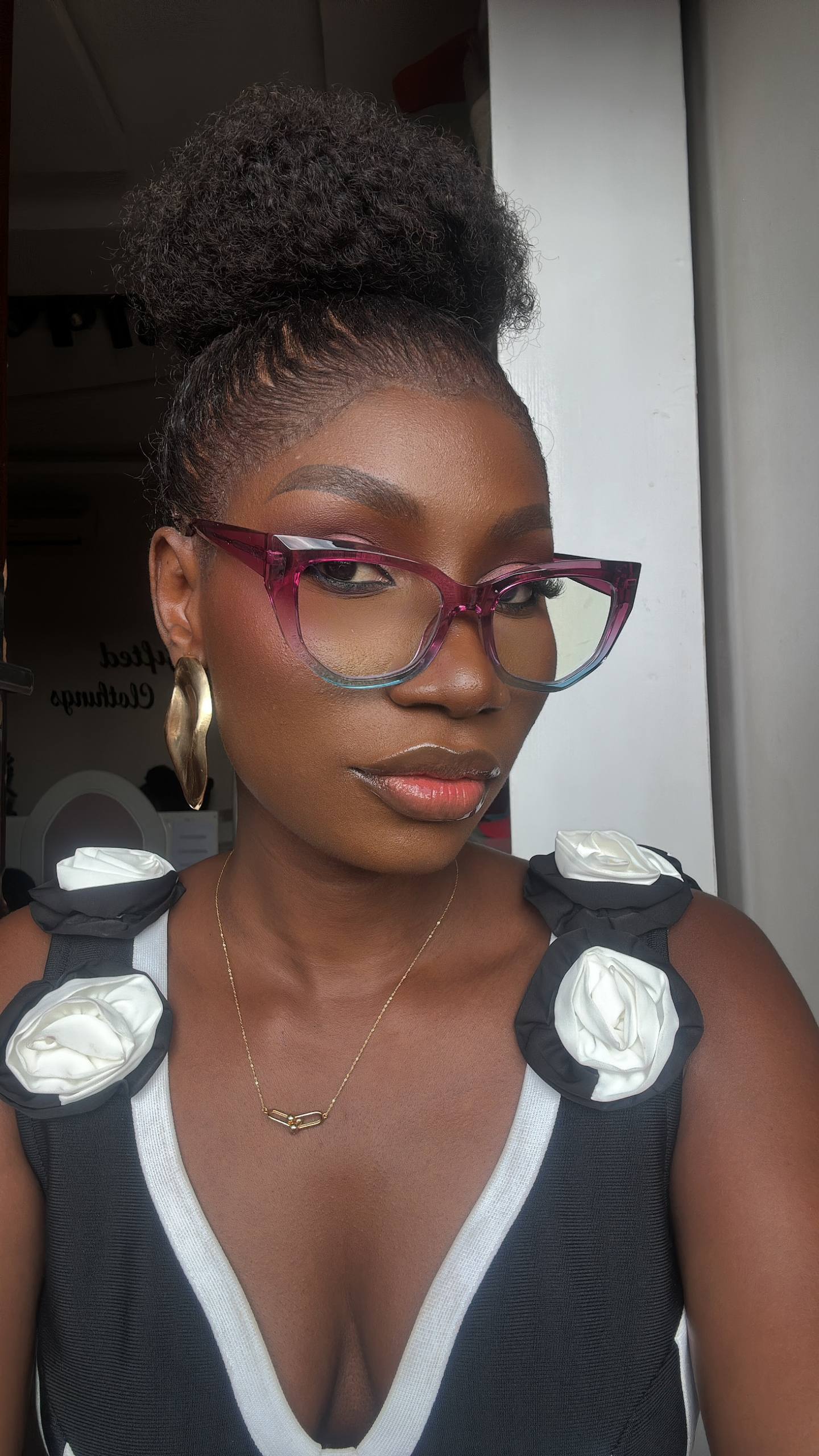 GLASSES 709(CLEAR LENS  PRESCRIPTION FRAMES, BLUE LIGHT BLOCKING GLASSES)