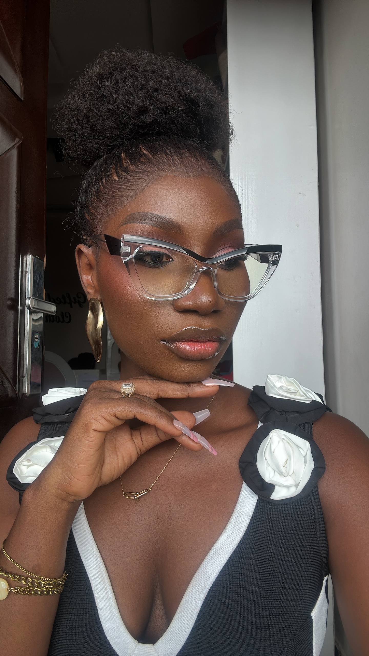 GLASSES 719  (CLEAR LENS  PRESCRIPTION FRAMES, BLUE LIGHT BLOCKING GLASSES)