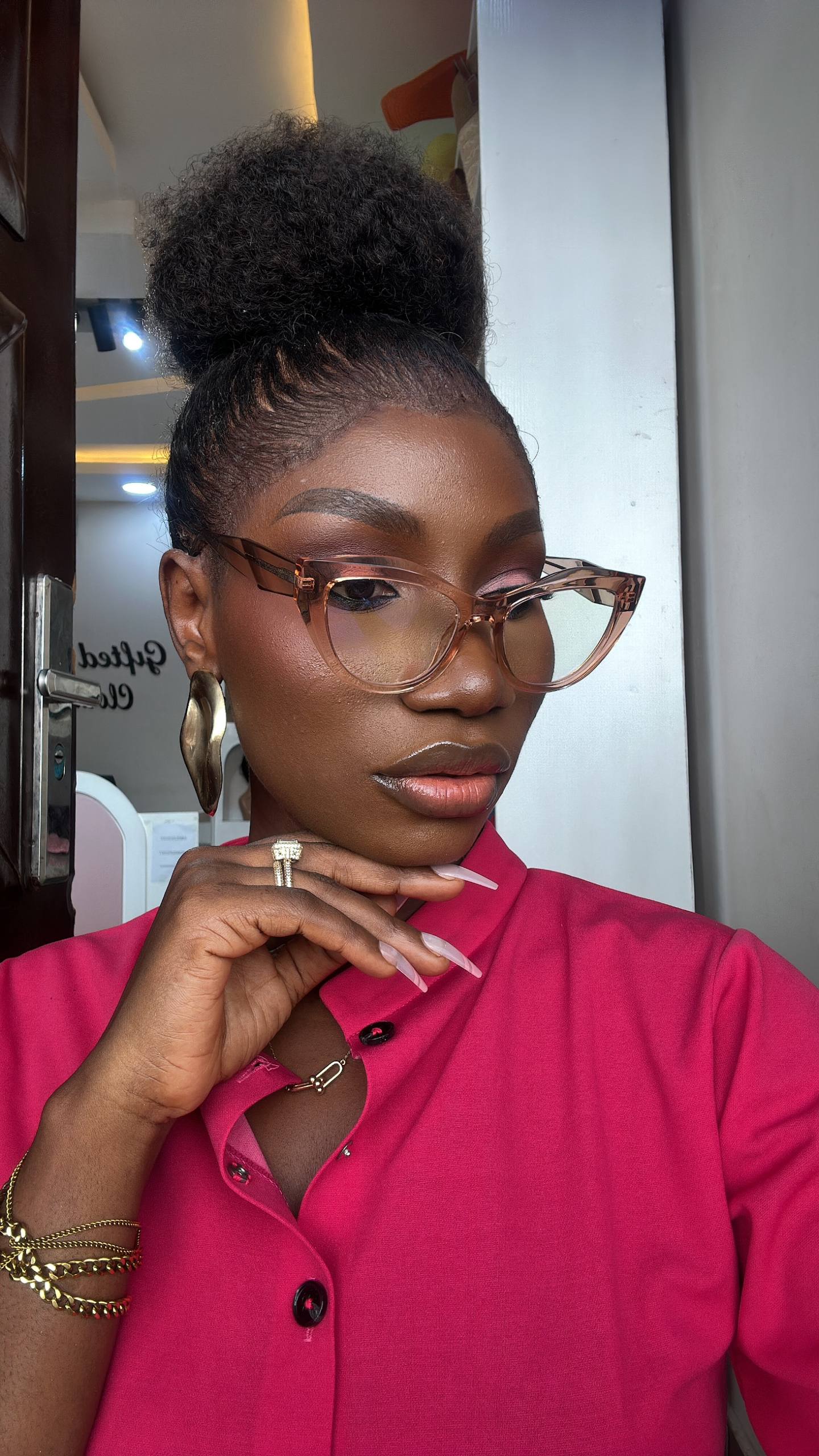 GLASSES 705 (CLEAR LENS  PRESCRIPTION FRAMES, BLUE LIGHT BLOCKING GLASSES)