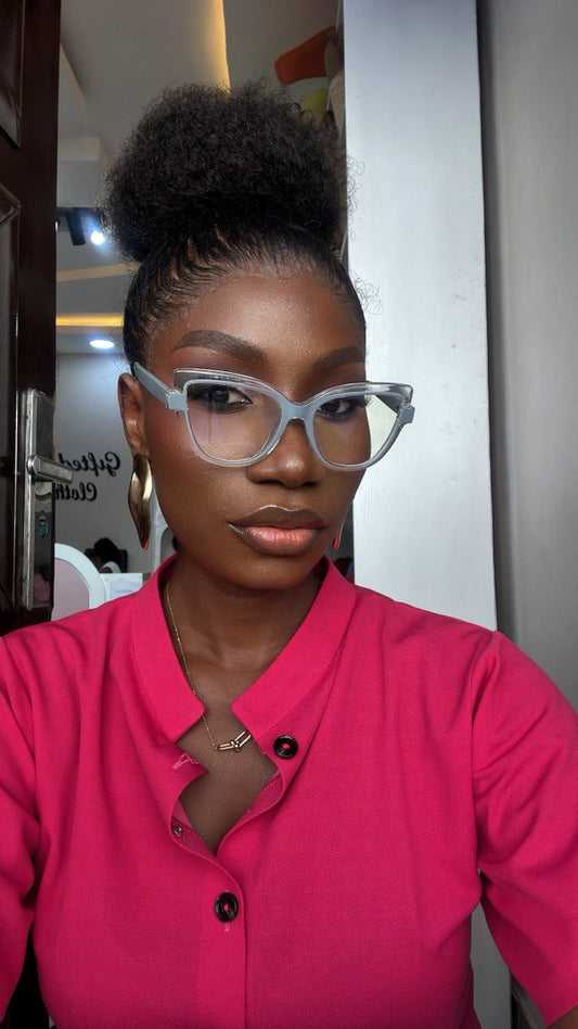 GLASSES 710 (CLEAR LENS,PRESCRIPTION FRAME,BLUE LIGHT BLOCKING GLASSES)