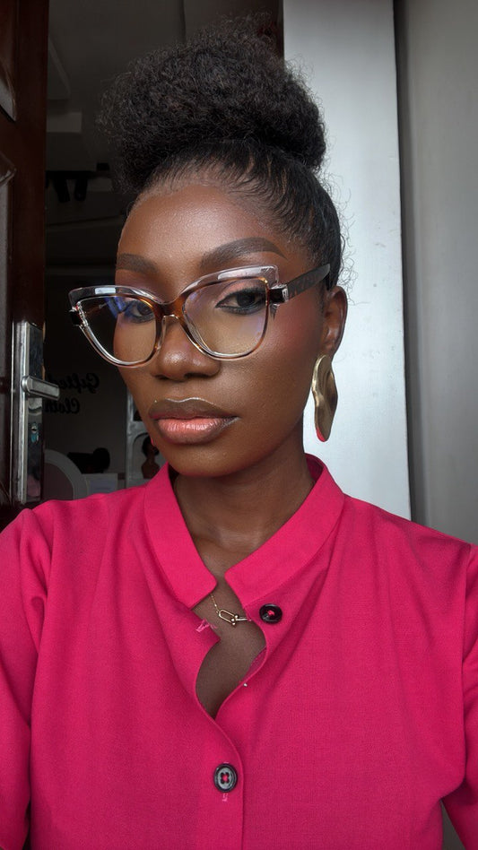 GLASSES 710 (CLEAR LENS,PRESCRIPTION FRAME,BLUE LIGHT BLOCKING GLASSES)