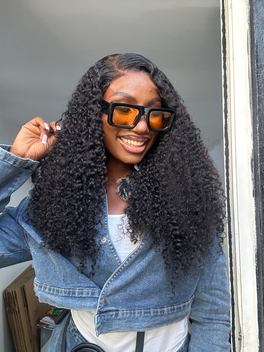 24 INCHES 5 BY 5 PIXIE CURL WIG HD LACE (AVAILABLE 006-HD)