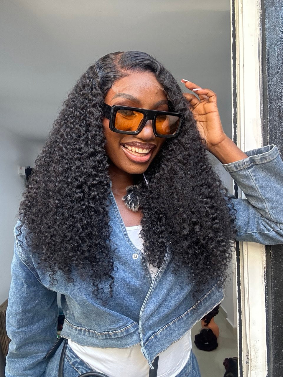 24 INCHES 5 BY 5 PIXIE CURL WIG HD LACE (AVAILABLE 006-HD)