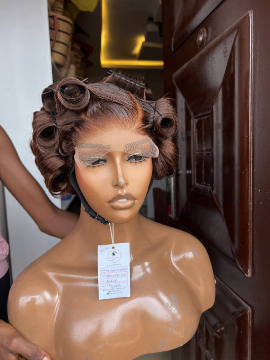 14  INCHES 5 BY 5 CLOSURE MULTIPLE DONOR WAVY WIG(130-GG AVAILABLE)