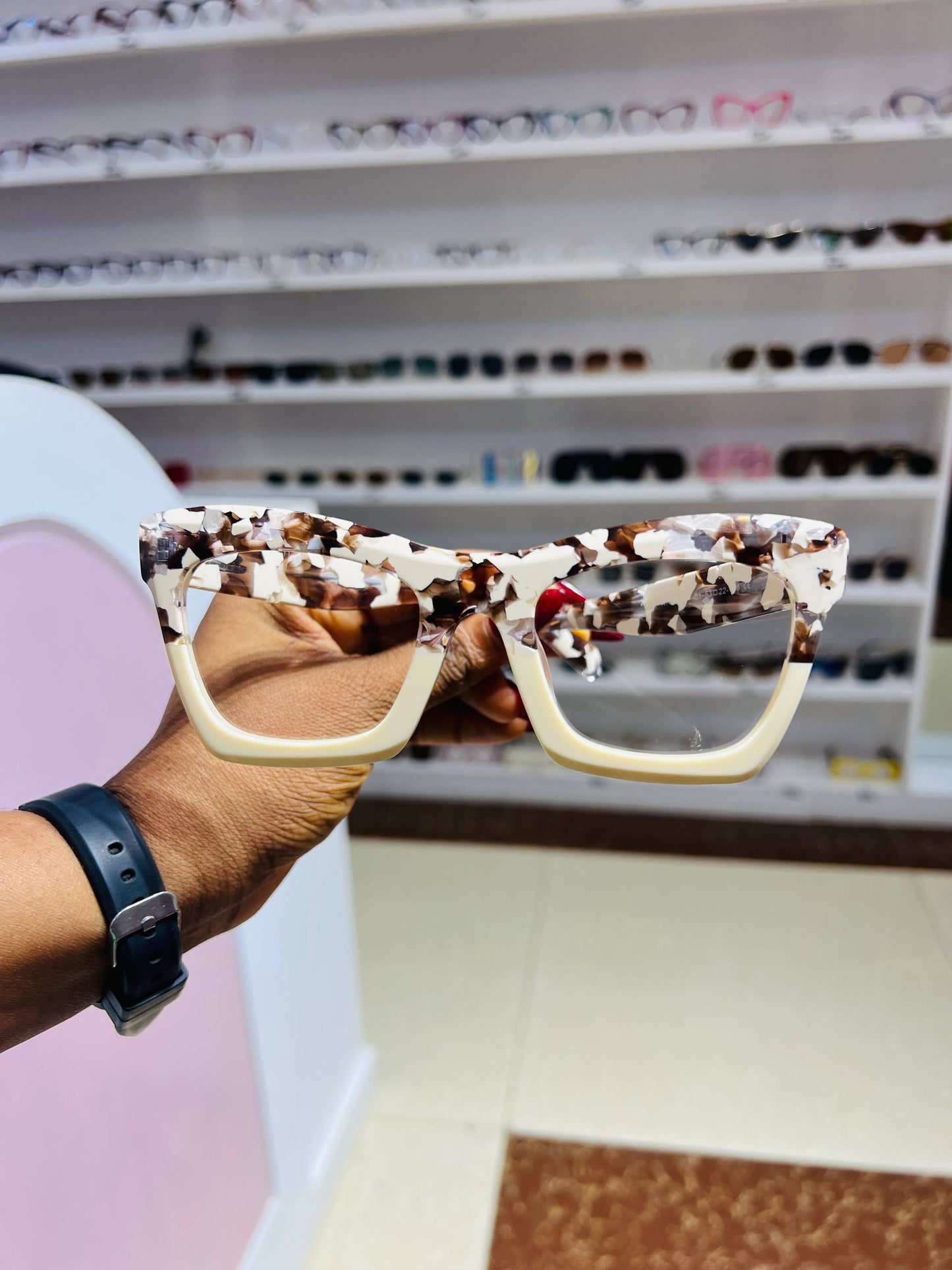 ACETATE GLASSES 1017 (UNISEX PRESCRIPTION FRAMES) CAT EYE