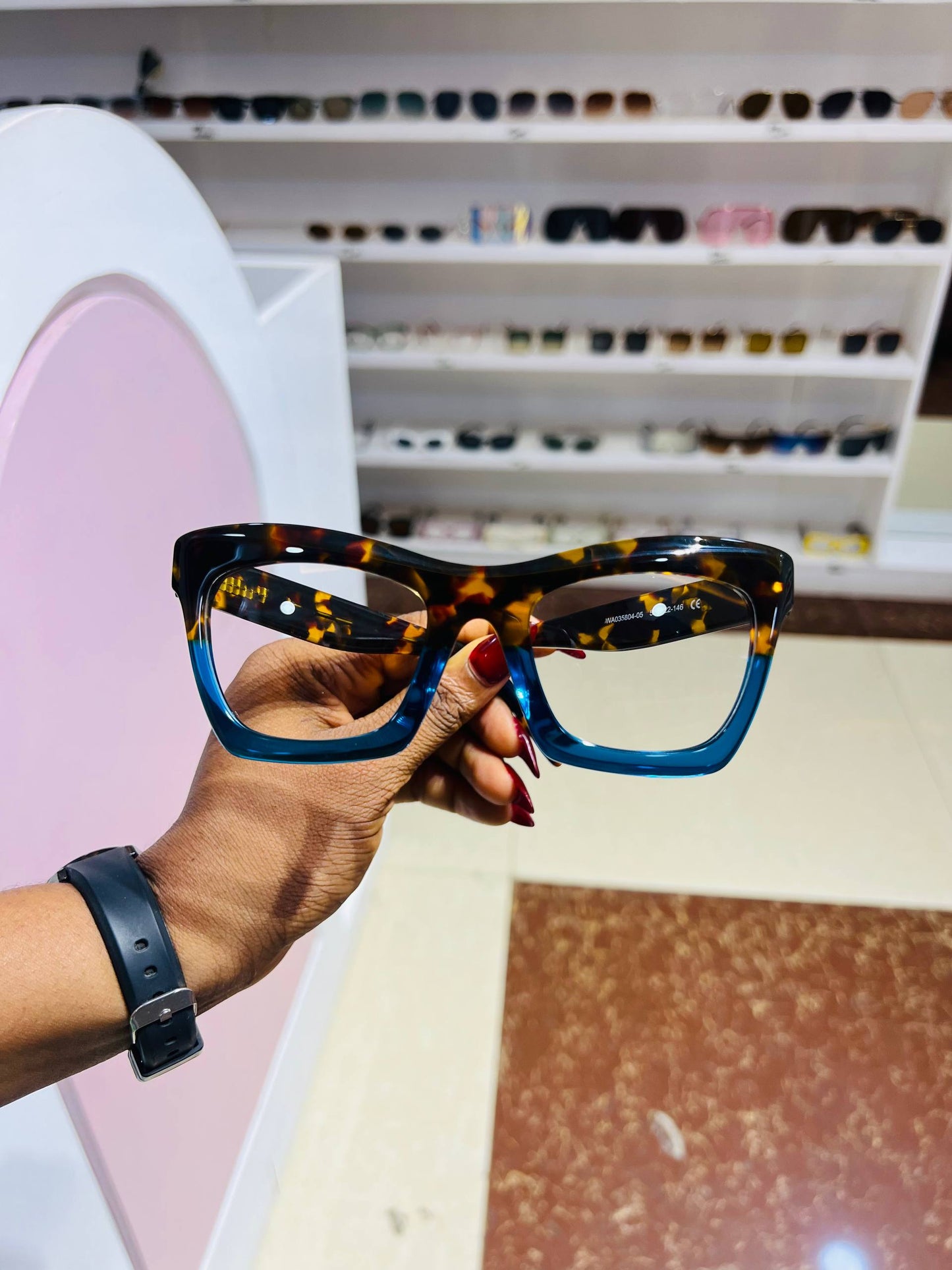 ACETATE GLASSES 1027 (UNISEX PRESCRIPTION FRAMES) SQUARE