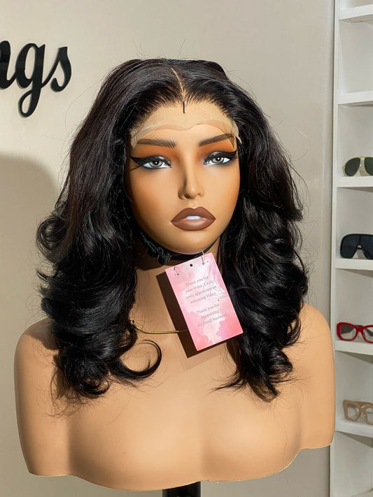 14 INCHES  5 BY 5 WAVY WIG(MWU/14/NC AVAILABLE)