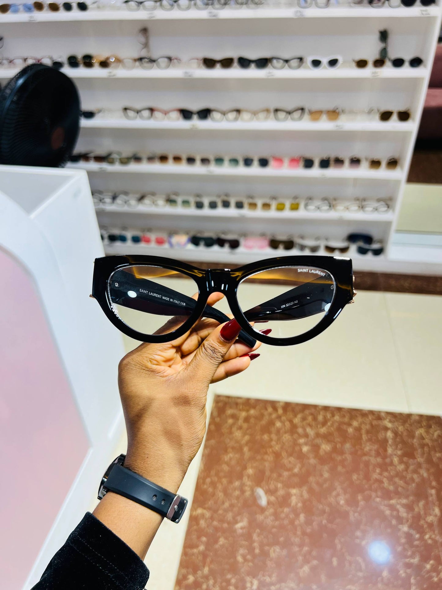 GLASSES 749 (CLEAR LENS,  BLUE LIGHT BLOCKING GLASSES)