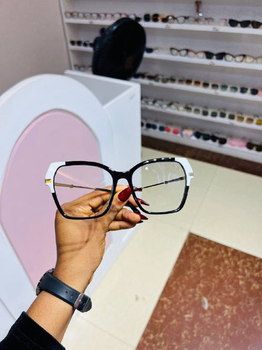 GLASSES 742 (CLEAR LENS,  BLUE LIGHT BLOCKING GLASSES)