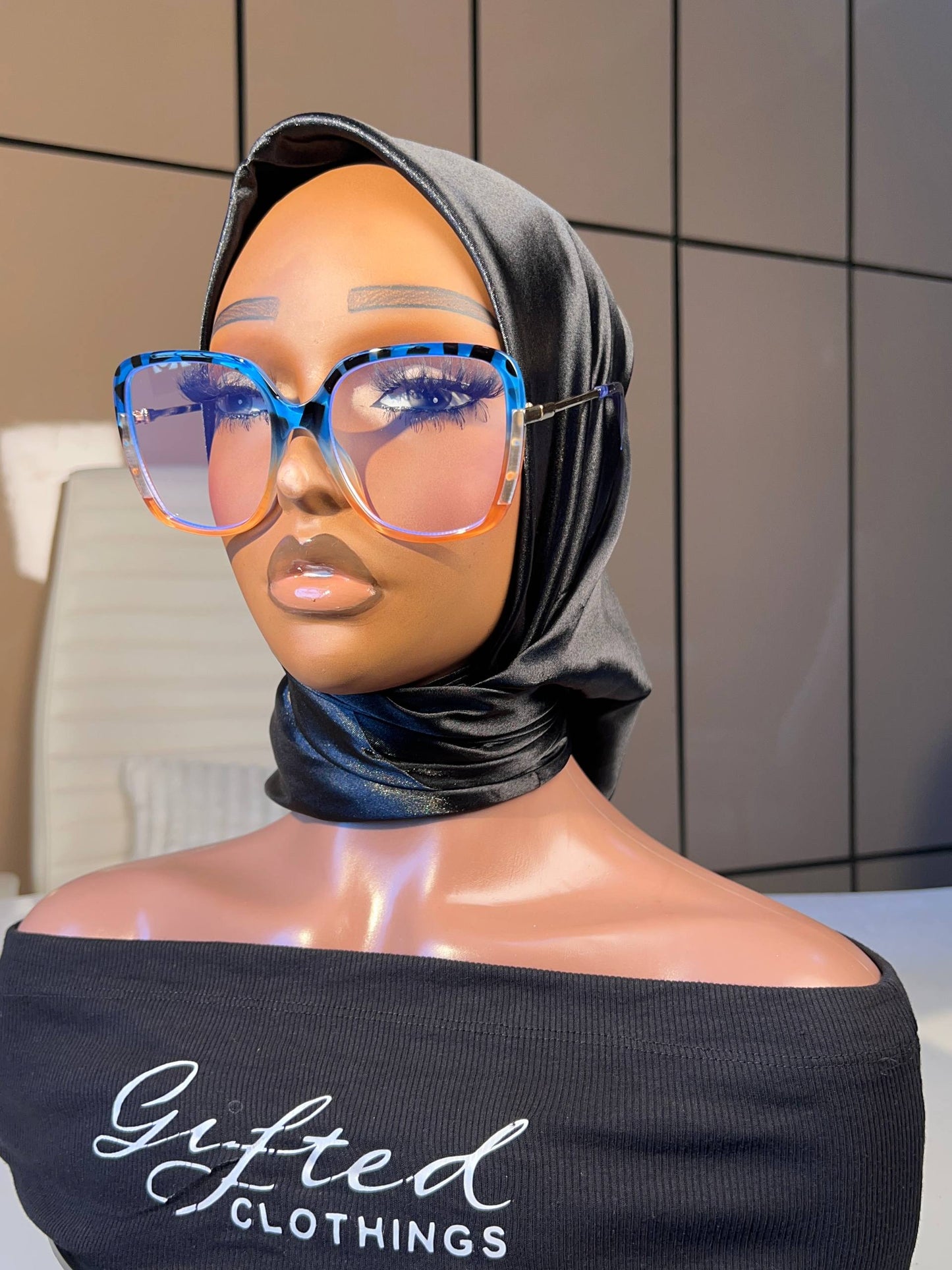GLASSES 804 (CLEAR LENS ,BLUE LIGHT BLOCKING /UV PROTECTION SUNSHADE GLASSES)