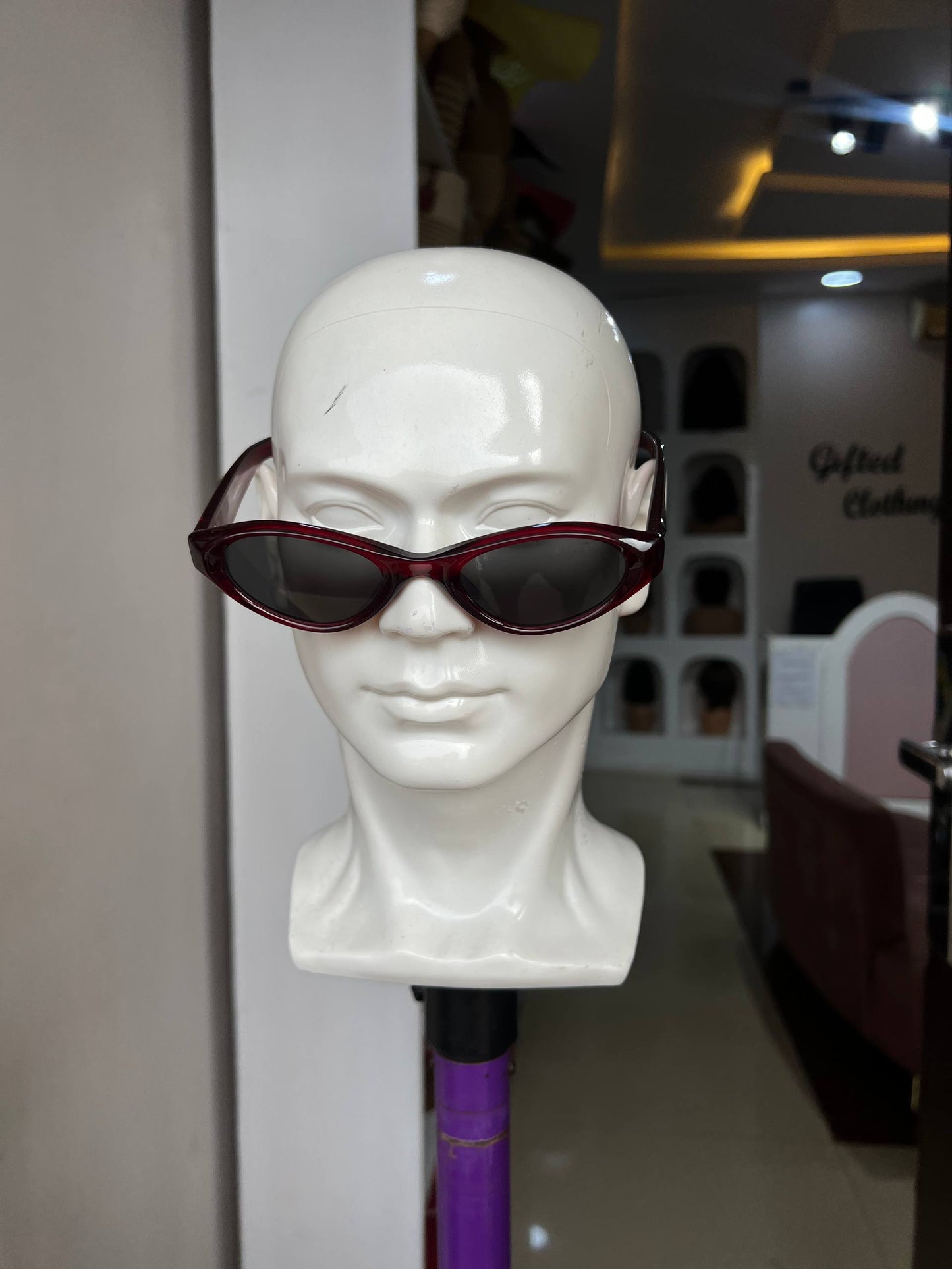 GLASSES 737 (CLEAR LENS, BLUE LIGHT BLOCKING/UV PROTECTION SUNSHADES)