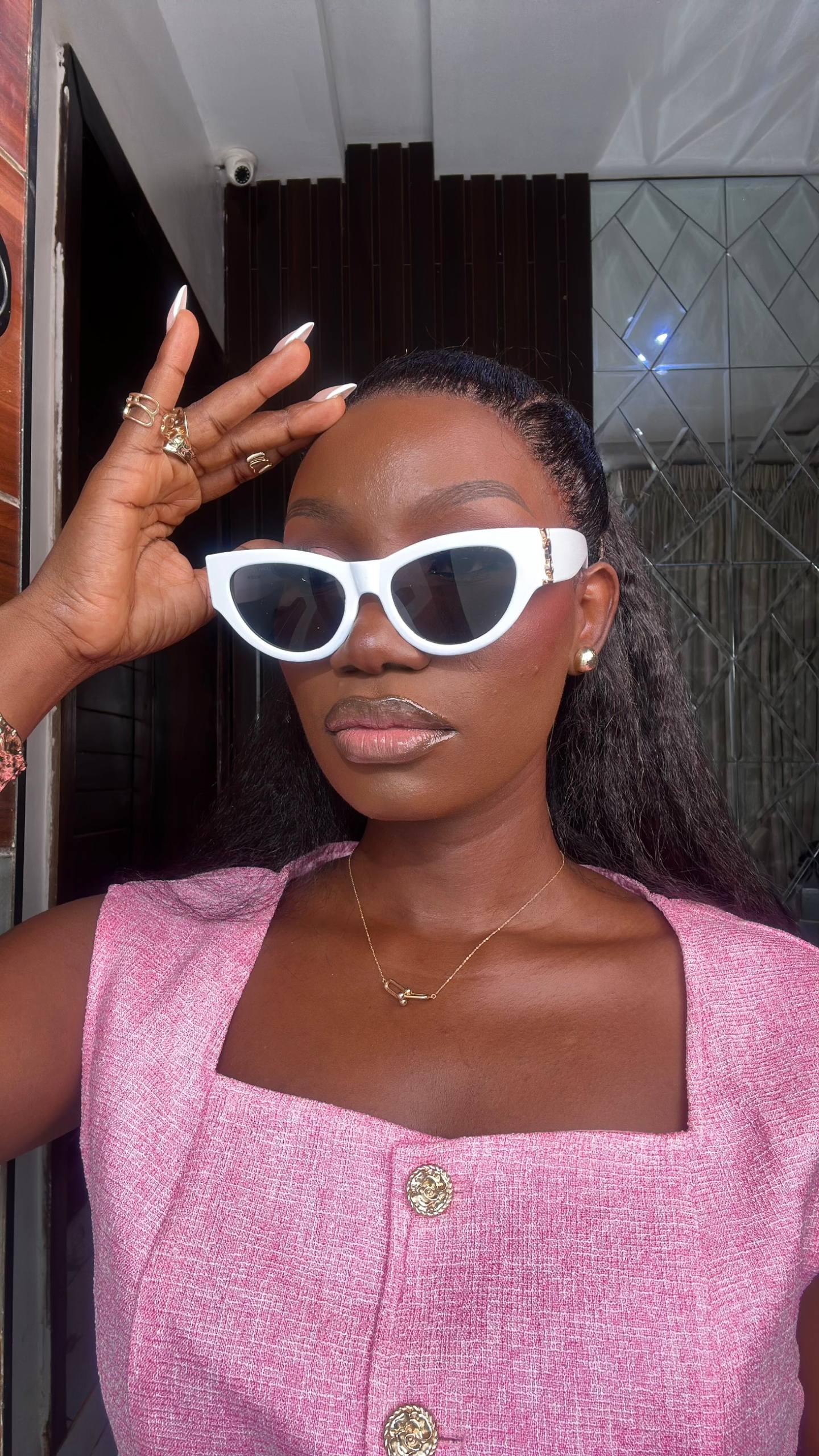 GLASSES 749 (CLEAR LENS,  BLUE LIGHT BLOCKING GLASSES)