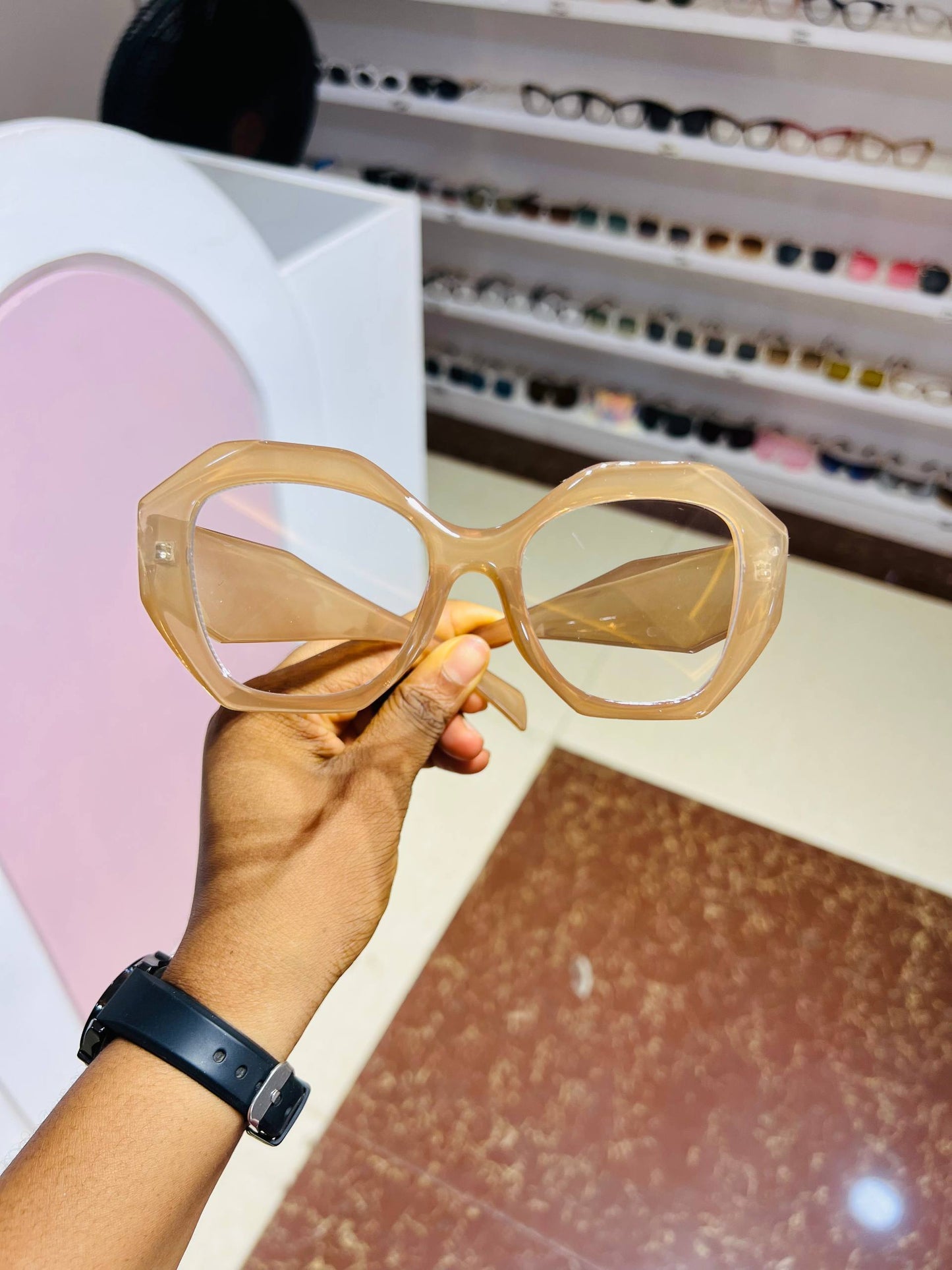 GLASSES 750 (CLEAR LENS,BLUE LIGHT BLOCKING GLASSES)