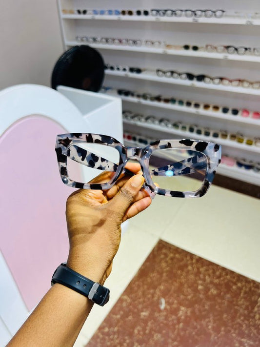 GLASSES 758 (CLEAR LENS,BLUE LIGHT BLOCKING GLASSES)