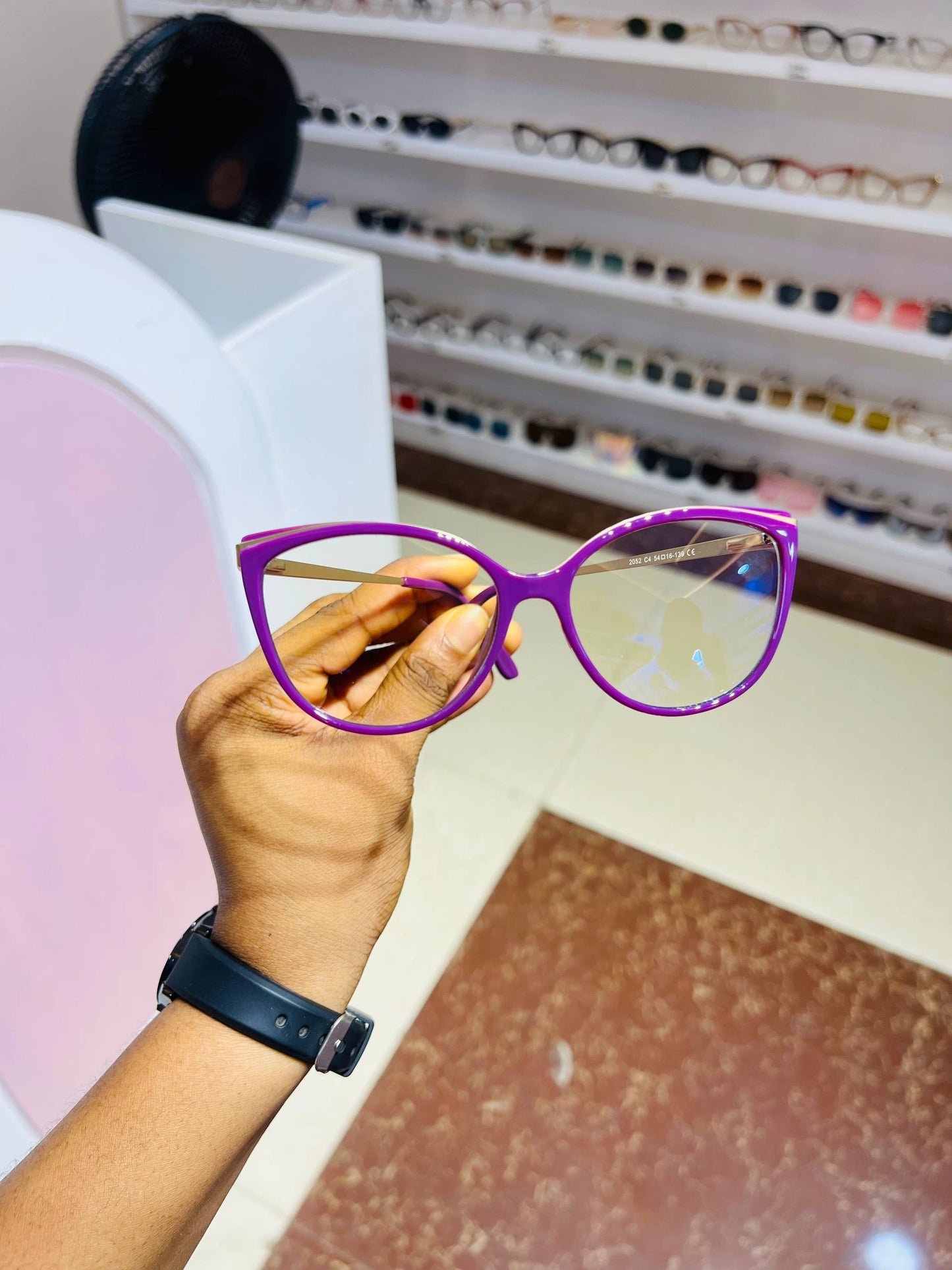 GLASSES 753 (CLEAR LENS,BLUE LIGHT BLOCKING GLASSES)