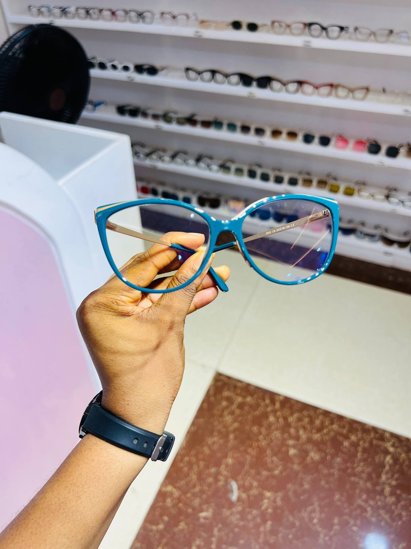 GLASSES 753 (CLEAR LENS,BLUE LIGHT BLOCKING GLASSES)