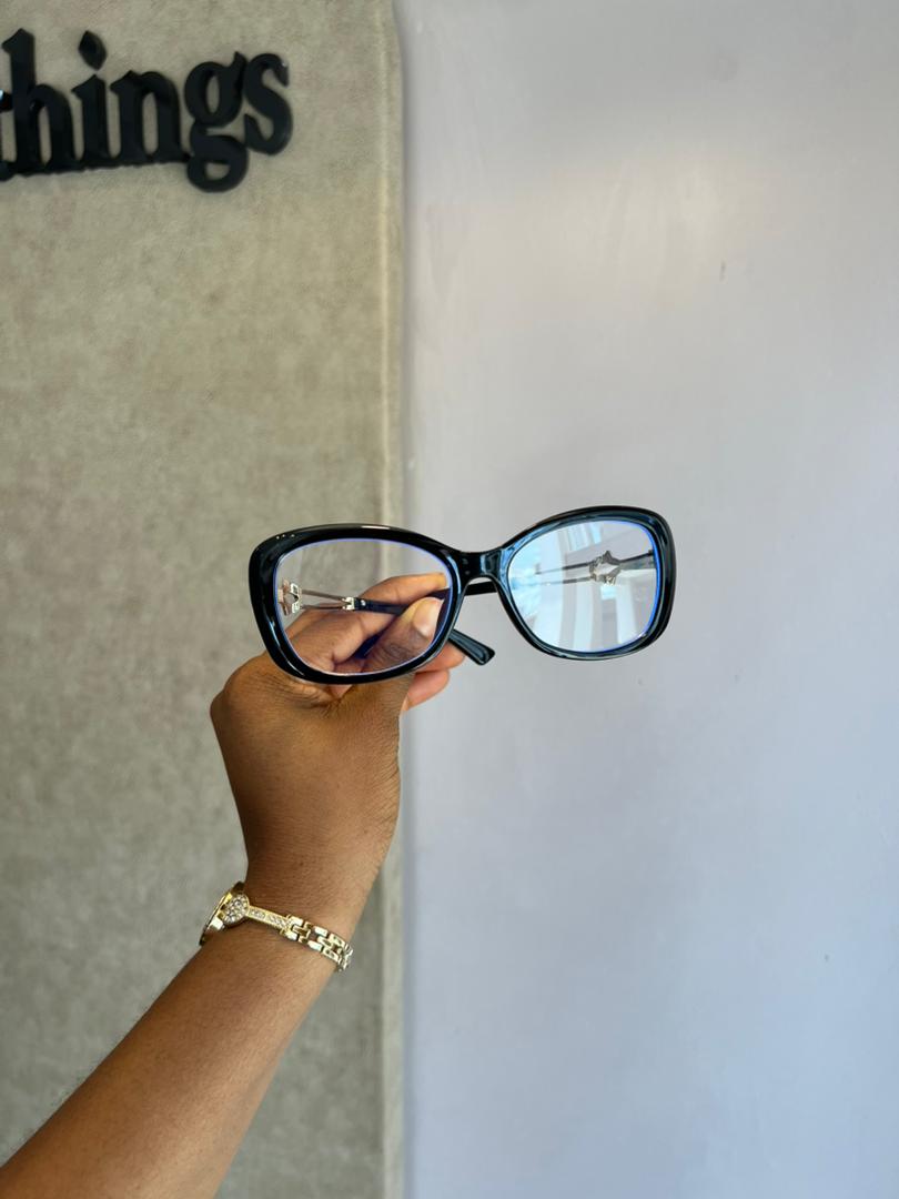 GLASSES 772 (CLEAR LENS,BLUE LIGHT BLOCKING GLASSES)