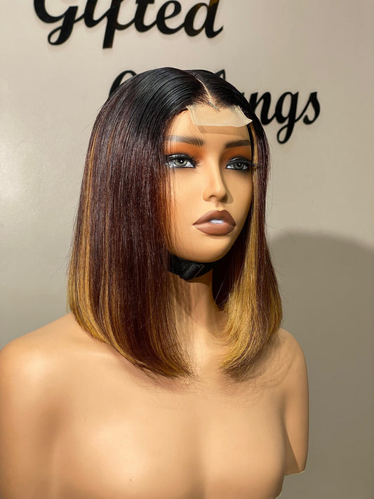12 INCHES 2 BY 6 BONE STRAIGHT WIG(AVAILABLE MBS/12/O)