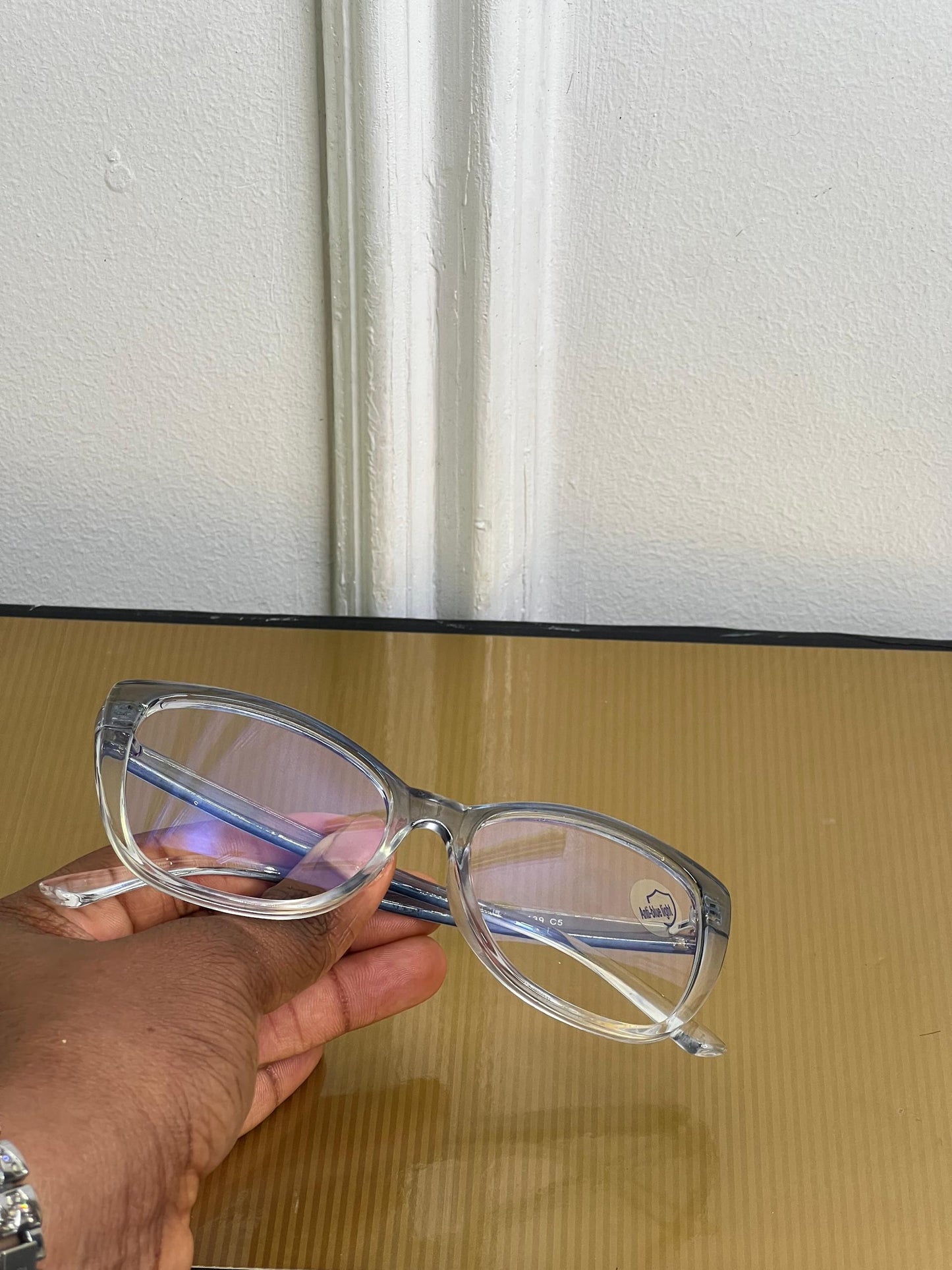 GLASSESS 51(CLEAR LENS, PRESCRIPTION BLUE LIGHT BLOCKING GLASSES)