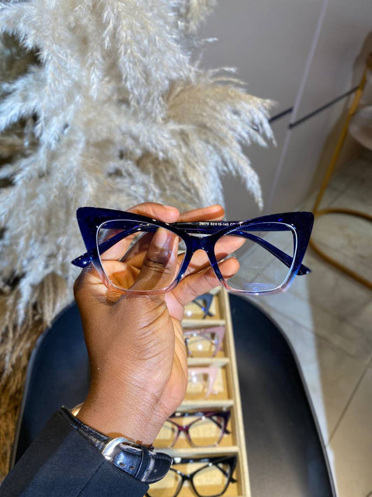 GLASSES 57(CLEAR LENS, PRESCRIPTION BLUE LIGHT BLOCKING GLASSES)