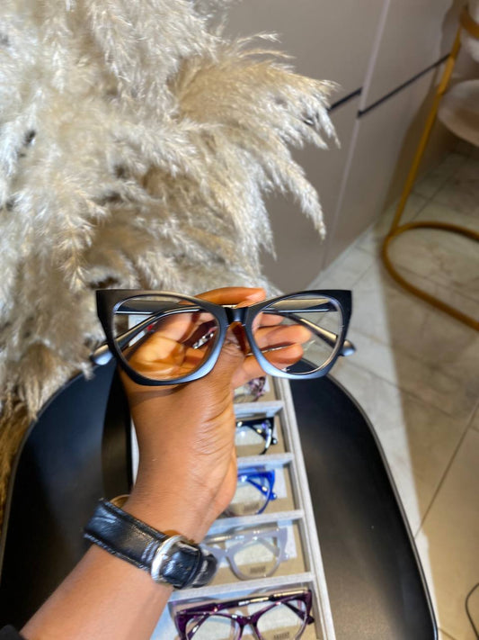 GLASSES 55(CLEAR LENS, PRESCRIPTION BLUE LIGHT BLOCKING GLASSES)
