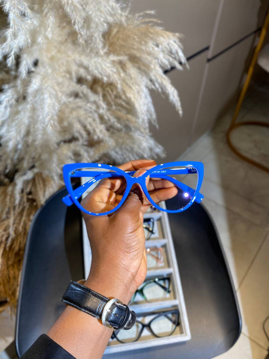 GLASSES 60(CLEAR LENS, PRESCRIPTION BLUE LIGHT BLOCKING GLASSES)