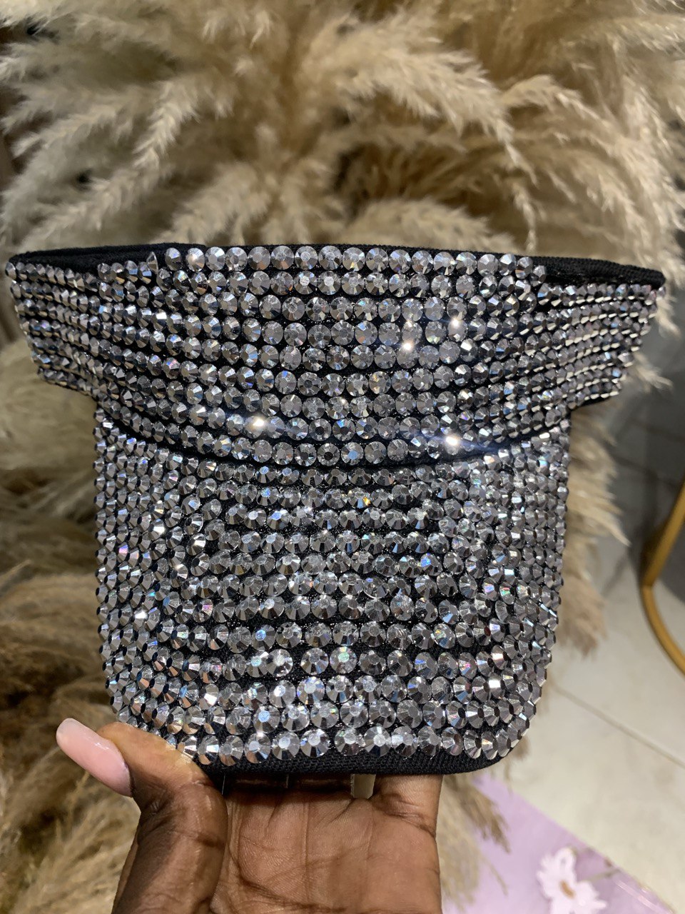 BEADED VISOR CAP