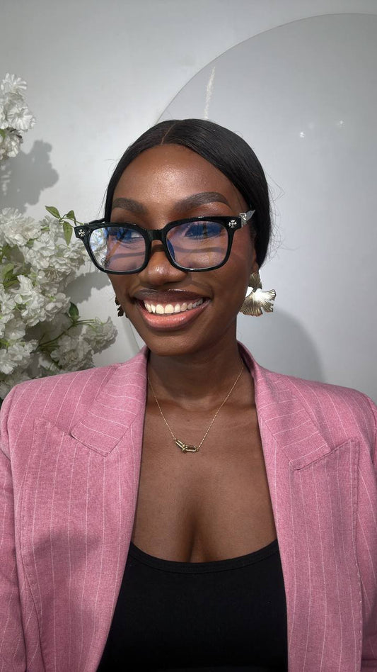 GLASS 668(CLEAR LENS, PRESCRIPTION FRAMES,CHROME HEART GLASSES)