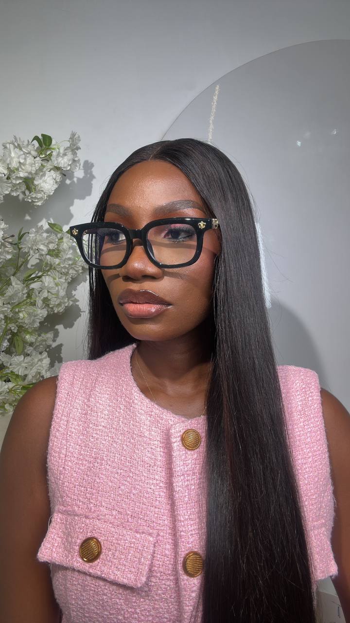 GLASS 667(CLEAR LENS, PRESCRIPTION FRAMES,CHROME HEART GLASSES)