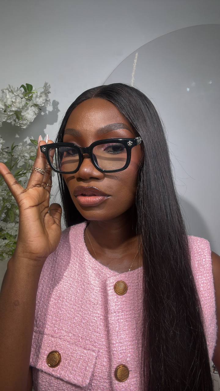 GLASS 667(CLEAR LENS, PRESCRIPTION FRAMES,CHROME HEART GLASSES)