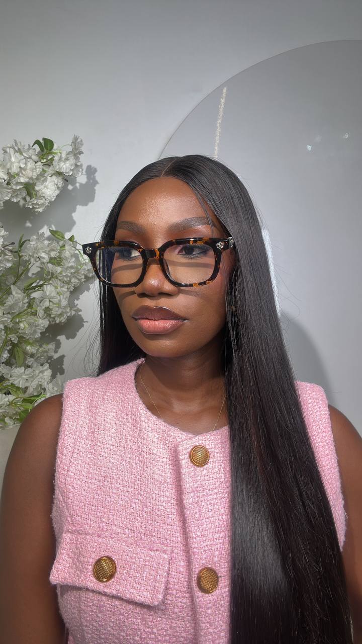 GLASS 667(CLEAR LENS, PRESCRIPTION FRAMES,CHROME HEART GLASSES)