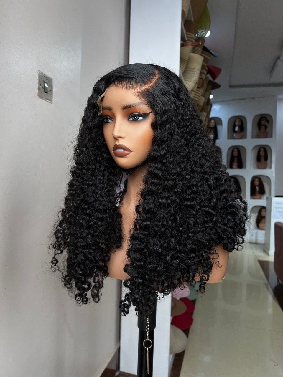 24 INCHES 5 BY 5 PIXIE CURL WIG HD LACE (AVAILABLE 006-HD)