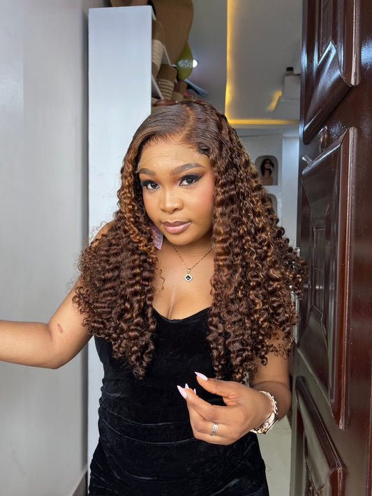 24 INCHES 5 BY 5 HD LACE PIXIE CURL WIG (002-HD AVAILABLE)