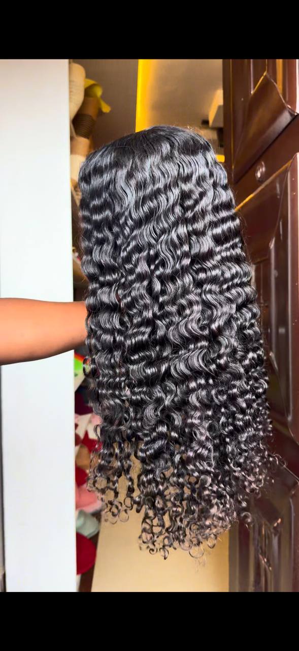 28 INCHES 5 BY 5 DEEP WAVE WIG (140-HD AVAILABLE )