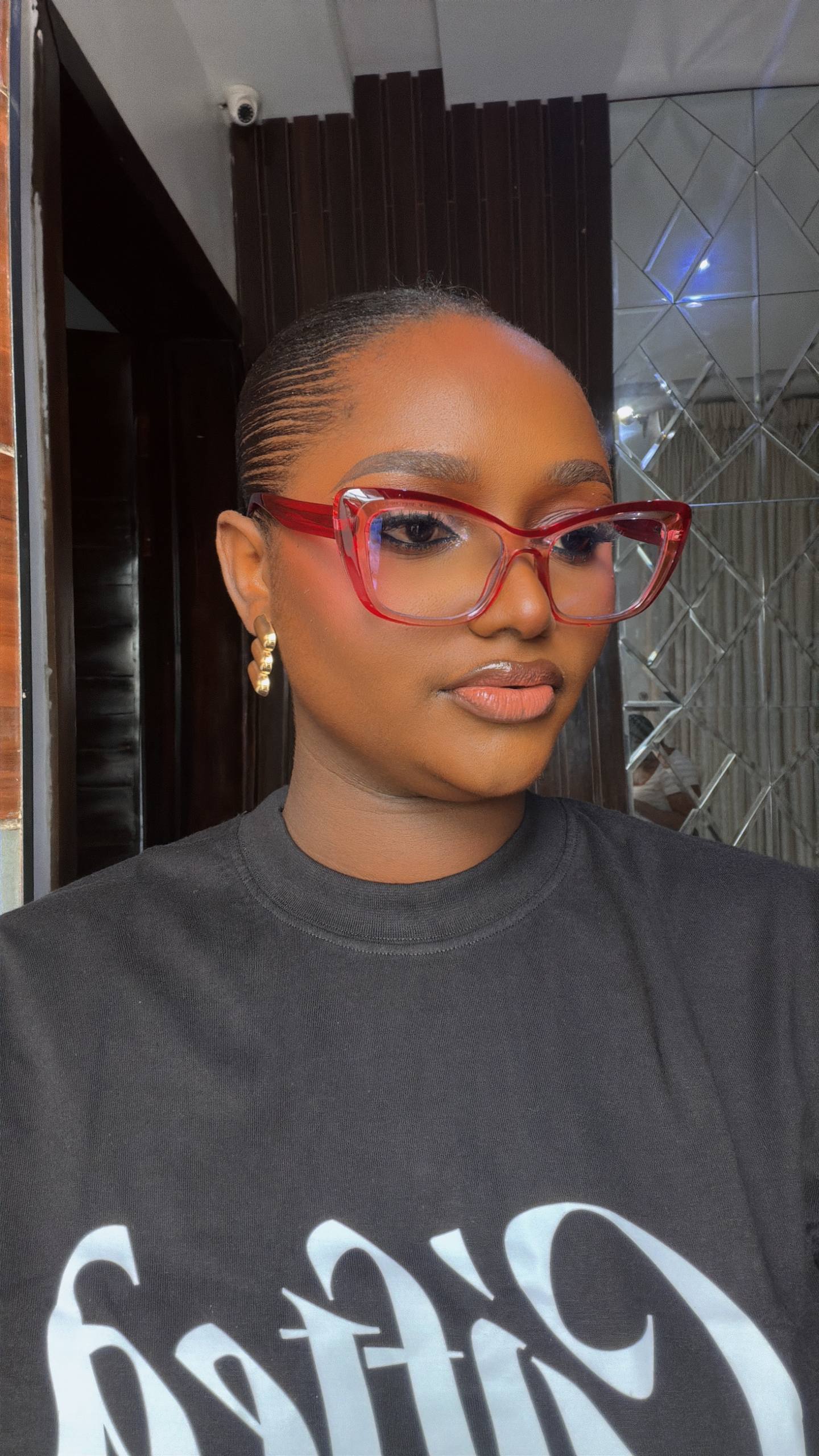 Glasses 916 - Photochromic and anti blue light lens , spring hinge handle , very strong for prescription and fashion