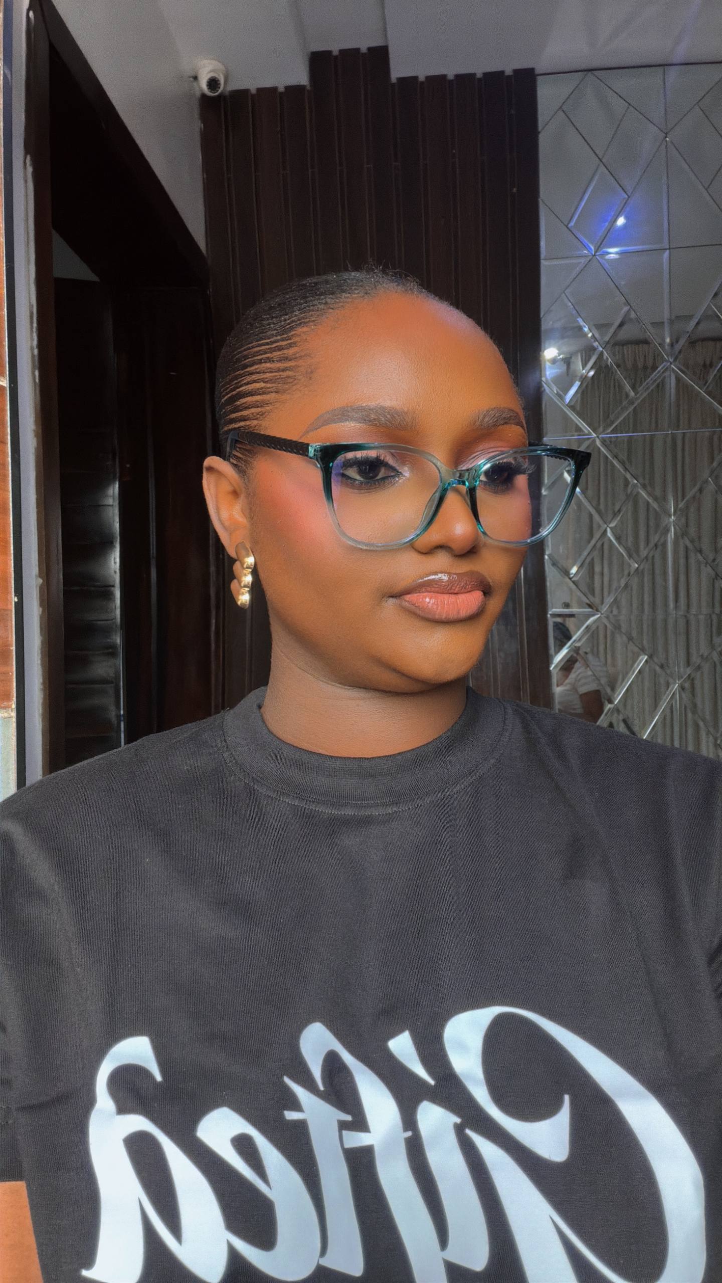 Glasses 898 - Photochromic and anti blue light lens , spring hinge handle , very strong for prescription and fashion