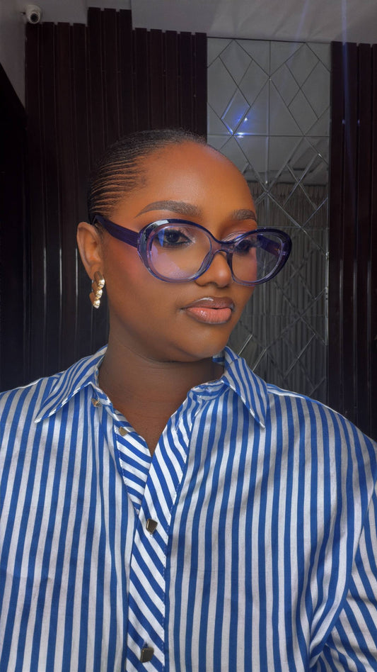 Glasses 903 - Photochromic and anti blue light lens , spring hinge handle , very strong for prescription and fashion