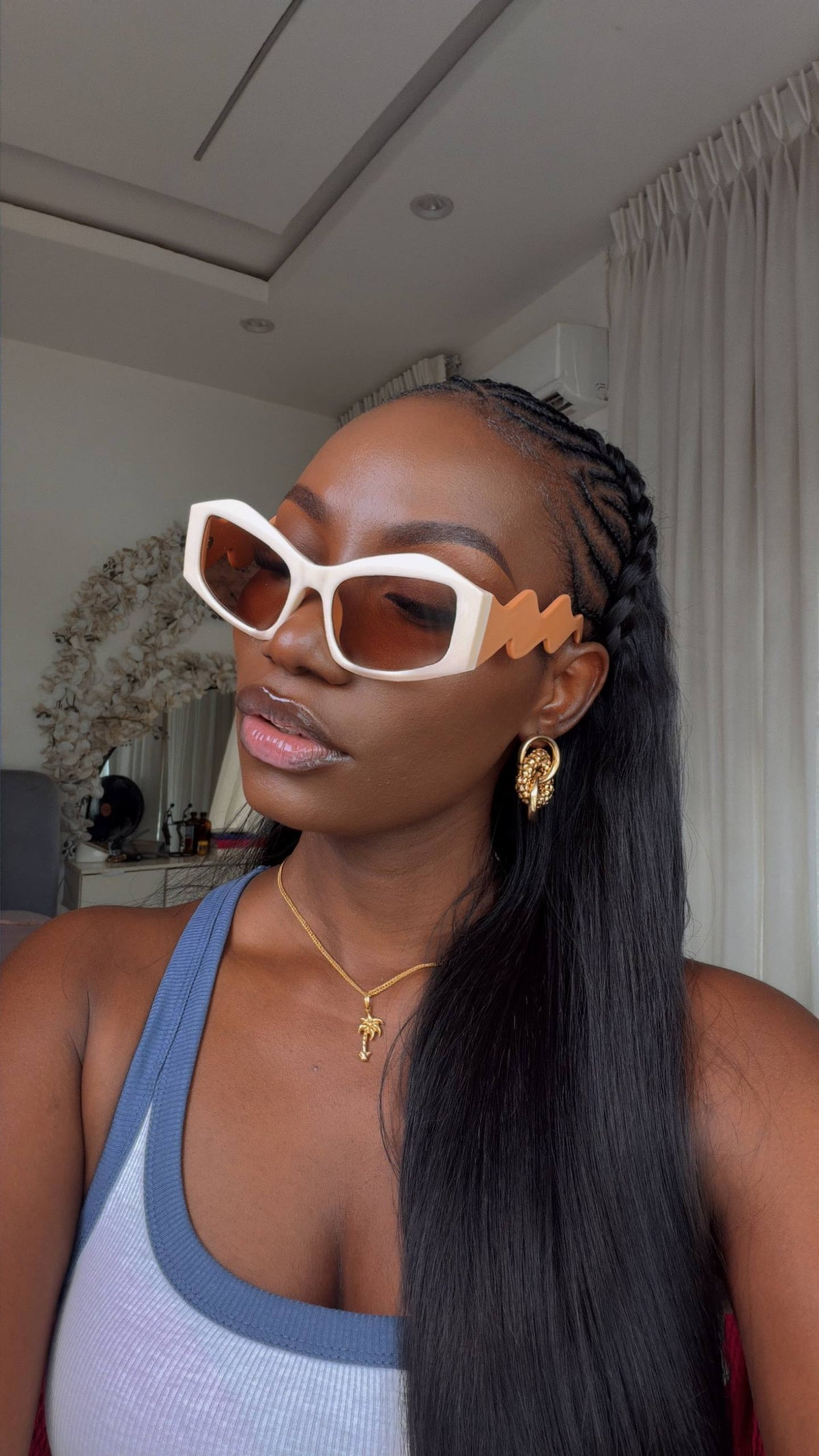 GLASSES  732(UNISEX UV PROTECTION SUNSHADE)