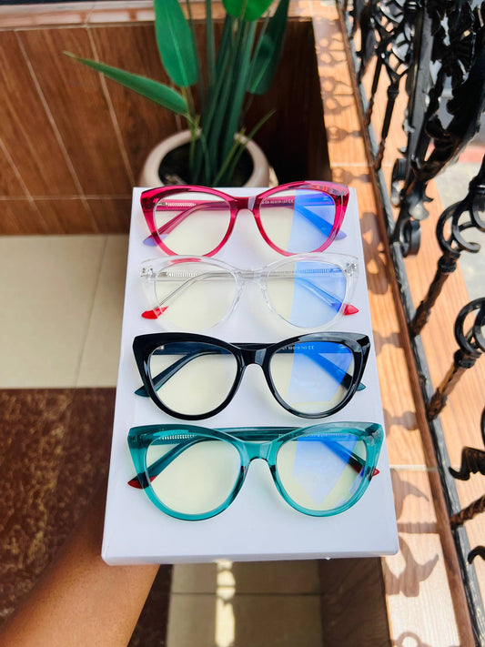 GLASSES 700 (CLEAR LENS , PRESCRIPTION GLASSES, BLUE LIGHT BLOCKING GLASSES)