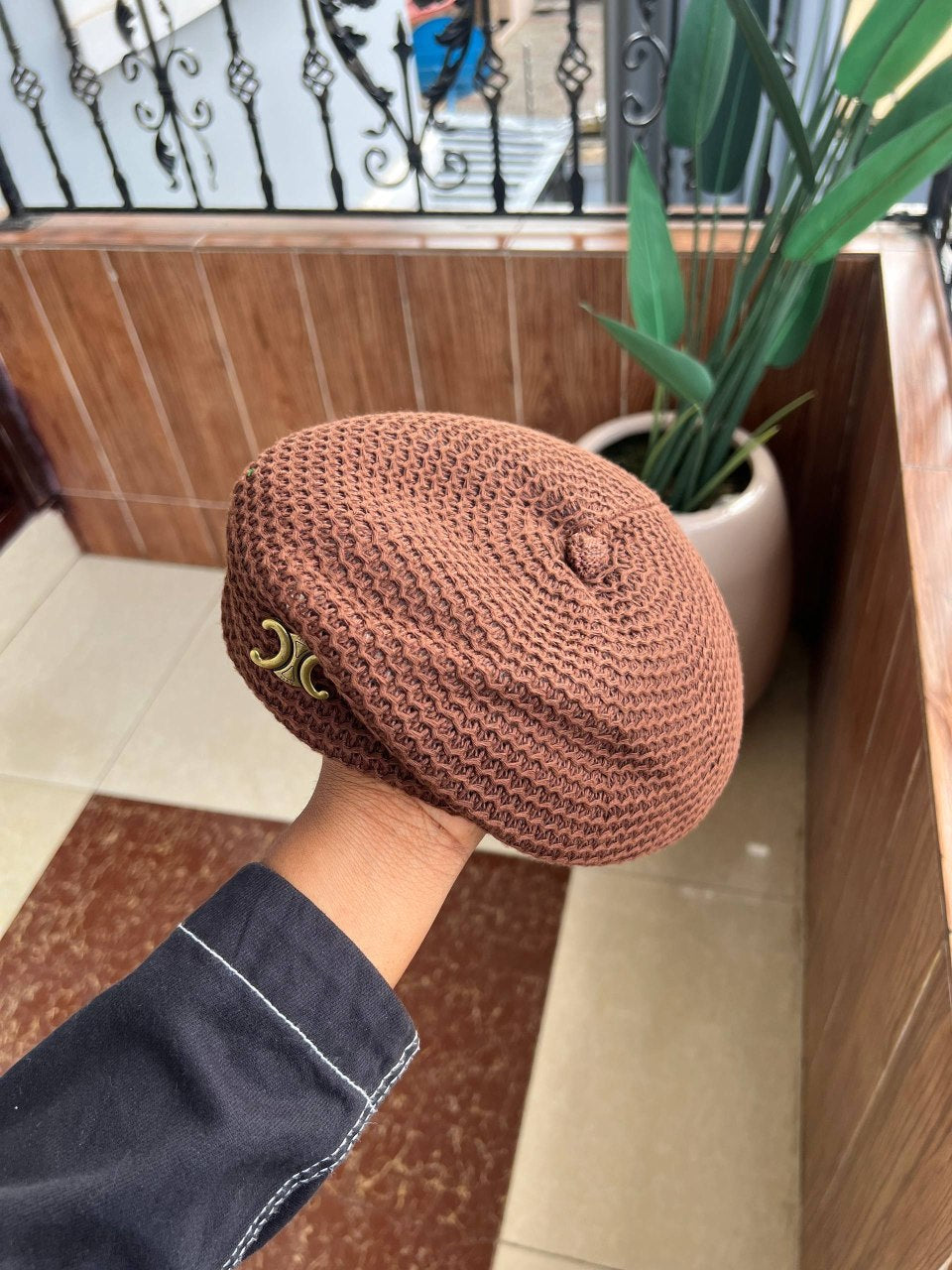 PLAIN KNITTED BERET