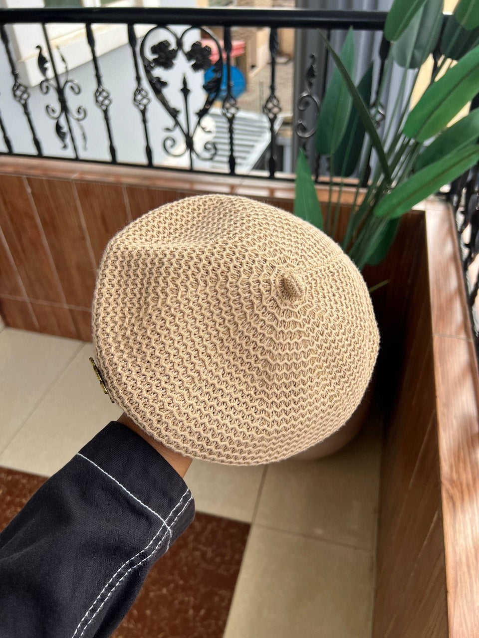 PLAIN KNITTED BERET